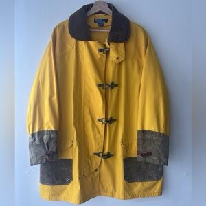 VINTAGE Polo Ralph Lauren Yellow Fireman Jacket Sz XL
RARE FIND